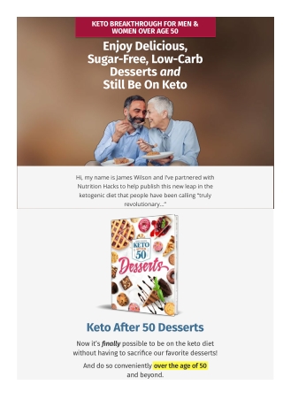 Keto Desserts - KETO BREAKTHROUGH FOR MEN & WOMEN OVER AGE 50