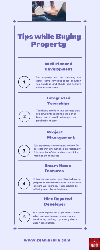 Tips while Buying Property