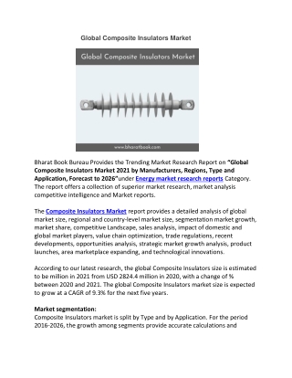 Global Composite Insulators Market