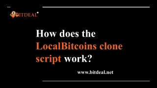 How does the LocalBitcoins clone script work_