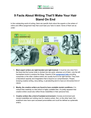 9 Facts About Writing That’ll Make Your Hair Stand On End