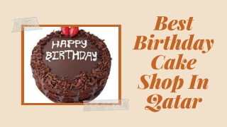 Best Cakes Shop In Qatar