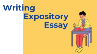 Writing Expository Essay !  An Overview on how to write Expository Essay