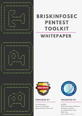 Briskinfosec Pentest Toolkit