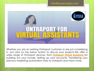 Ontraport Virtual Assistant - Ontraport Virtual Expert
