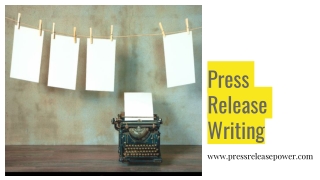 PR Writing services