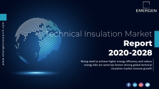 Technical Insulation Market Forecast Report | Global Analysis, Statistics