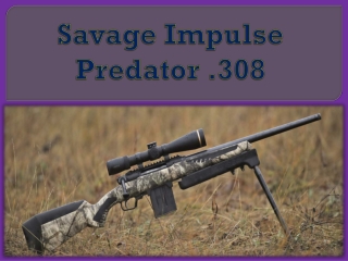 Savage Impulse Predator .308