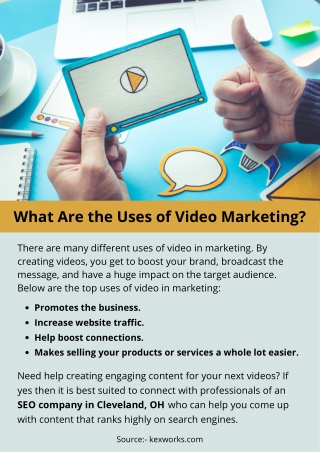 What Are the Uses of Video Marketing?