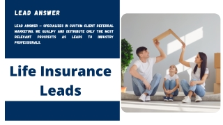 Life Insurance Leads