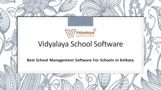 Best School Management Software For Schools In Kolkata