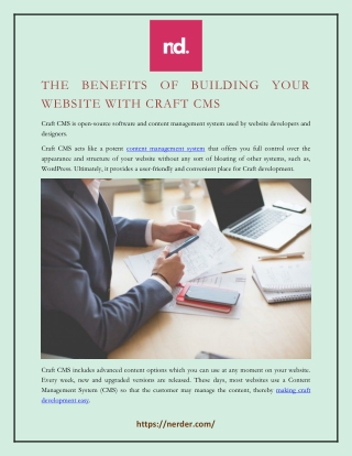 The benefits of building your website with Craft CMS