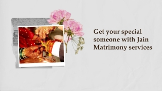 Jain Matrimony