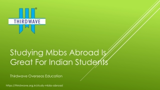 Studying Mbbs Abroad Is Great For Indian Students
