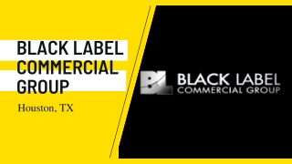 Industrial Property Lease Houston | Black Label Group