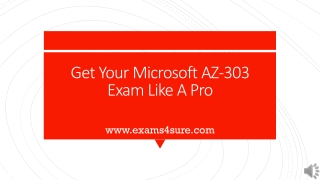 AZ-303 Practice Exam Questions 2021