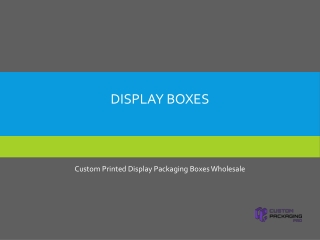 Display Boxes