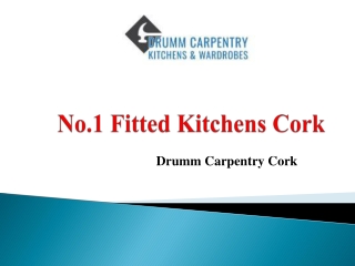 No.1 Fitted Kitchens Cork - Drumm Carpentry Cork