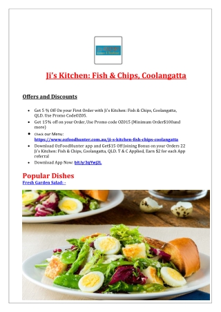 Ji's Kitchen - 5% Off - Fish & chips Coolangatta, Qld