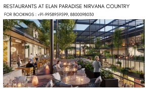 Elan Paradise Restaurants All Inclusive Price, Restaurants At Elan Paradise Nirv