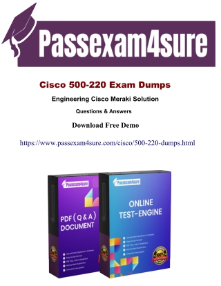 I say 500-220 dumps is my favorite after having excellent learning experience