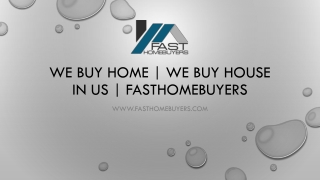 We buy home