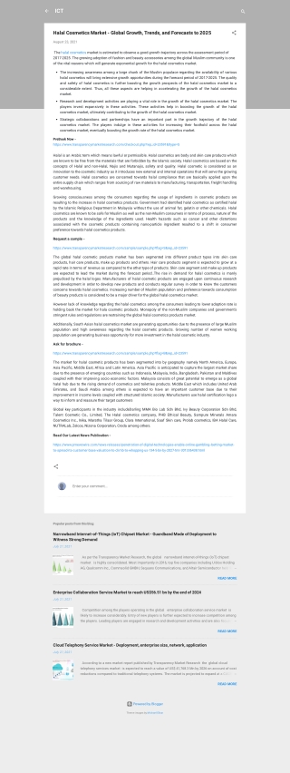 Halal Cosmetics Market Size, Share, Growth, Trends, Forecast 2025