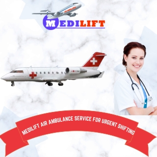 Medilift Air Ambulance Service in Mumbai with Required Medicinal Support