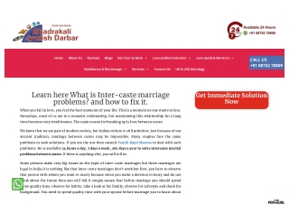 Inter-caste Marriage Problems and How to fix it - Learn here