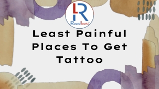 Least Painful Places To Get Tattoo