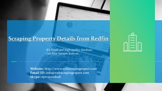 Scraping Property Details from Redfin