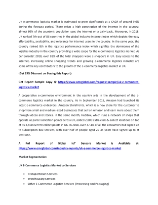 UK E-Commerce Logistics Market