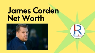 James Corden Net Worth