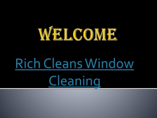 Get the best Window Cleaning in Coulsdon