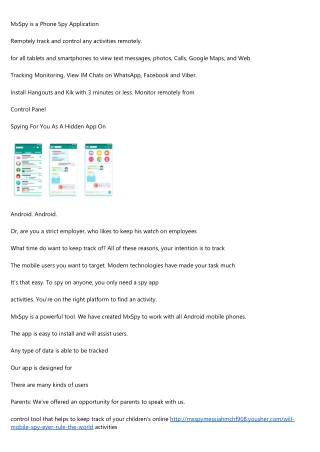MxSpy Is A Top Phone Spy App