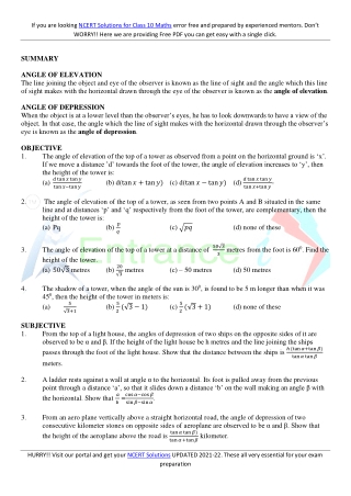 Ncert Solutions For Class 10 Maths