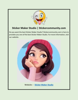 Sticker Maker Studio | Stickercommunity.com