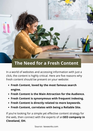 The Need for a Fresh Content