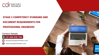 Stage 2 Competency Standard and Document Requirements for Professional Engineers