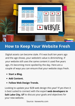 How to Keep Your Website Fresh