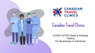 All Types of Covid Tests at Canadian Travel Clinics