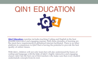 Qin1- Teaching How To Code & Speak Fluent English!