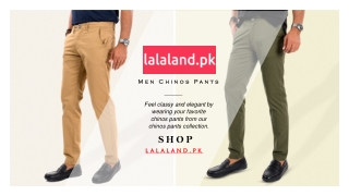 Slim Fit Men’s Chinos Pants