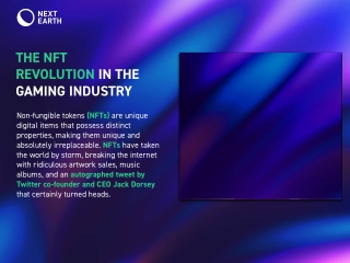 What effect will NFTs have on the gaming industry?