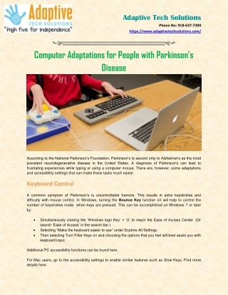 Computer Adaptations - Adaptivetechsolutions.com