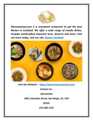 Ramen Carlsbad | Harumamasd.com