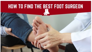 Personalized Consultation For Your Foot Problems