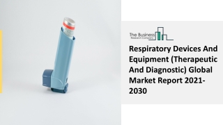 Respiratory Devices And Equipment (Therapeutic And Diagnostic) Market 2030