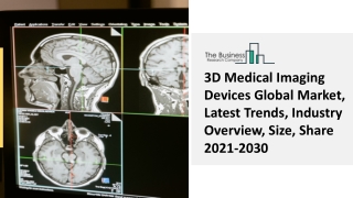 3D Medical Imaging Devices Market Latest Trends, Industry Overview Forecast 2030