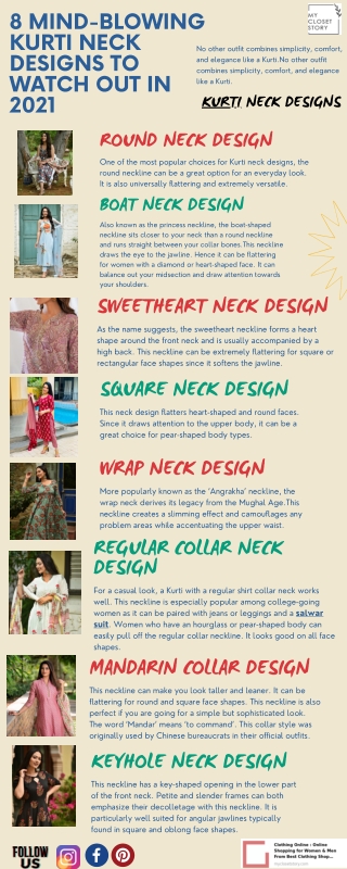 8 Mind-Blowing Kurti Neck Designs To Watch Out in 2021